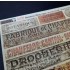 1/48 - 1/35 Shop / Business Signs On Real Wood - France Set #4