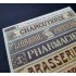 1/48 - 1/35 Shop / Business Signs On Real Wood - France Set #5