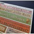 1/48 - 1/35 Shop / Business Signs On Real Wood - Germany Set #1