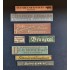 1/48 - 1/35 Shop / Business Signs On Real Wood - Germany Set #2