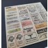 1/48 - 1/35 WWII German Wooden & Rusted Signs