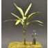 1/35, 1/48 Handmade Banana Tree with Faded Green and Yellowish-Brown Leaves (Height: 15cm)