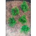 1/35 - 1/16 Plastic Plants - Wild Bushes Dark Green (15pcs)