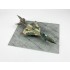 1/48 Concrete Base Rectangular Type 3 Diorama Base with 3D Effect (300x230mm)