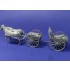 1/35 Articulated Wagon with Horses (Full Resin kit)