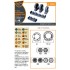 1/48 F-86A Weighted Wheels set Type 1 for Clear Prop kits