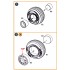 1/48 Jaguar Wheels set Weighted for Airfix kit