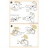 1/72 Mirage 2000B/N Double-sided Painting Masks for Modelsvit kit 