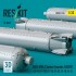 1/32 CBU-89A Cluster Bombs GATOR (4pcs) for A-10, F-15E, F-16, B-52, B-1B, B-2