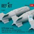 1/48 BL755 Cluster Bombs (4pcs) for Alpha Jet/Buccaneer/BAE Hawk/Fiat G.91