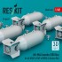 1/48 WWII/Korean War USAF/RAF AN-M64 Bombs 500lbs (6pcs)