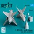 1/72 R-40RD (AA-6 Acrid) Missiles (2pcs) for MiG-25PD, MiG-25PDS