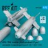 1/72 F-16I/15E/111F AGM-130A Missiles (2pcs) Mk 84 Warhead w/AN/AXQ-14 Data Link Pod