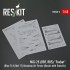 1/48 Ukrainian AF MiG-25RBF/RBS Foxbat (Blue 74 & Red 17) Decals with Stencils