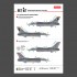 1/48 F-16C Fighting Vipers Block 30/40/42/50/52 Mission Marking Decal Set