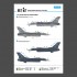 1/72 F-16C Fighting Vipers Block 30/40/42/50/52 Mission Marking Decal Set