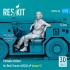 1/72 Female Driver for Deck Tractor A/S32A-49 (scene 1) (1pc)