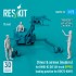 1/72 Modern Driver n Airmen(3pcs) for MHU-83 D/E Lift Truck UPPER Loading for RSK72-0009