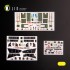 1/32 Mirage 2000D/N Interior parts (3D decals) for Kitty Hawk/Zimi models kit 