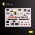1/32 Mirage 2000D/N Interior parts (3D decals) for Kitty Hawk/Zimi models kit 