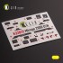 1/32 Mirage 2000D/N Interior parts (3D decals) for Kitty Hawk/Zimi models kit 