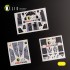 1/32 F-16I Sufa Interior parts (3D decals) for Academy kit 