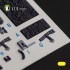 1/32 F-16I Sufa Interior parts (3D decals) for Academy kit 