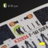 1/32 F-16I Sufa Interior parts (3D decals) for Academy kit 