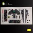 1/32 F-117A Type 2 Interior parts (3D decals) for Trumpeter kit 