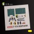 1/32 F-117A Type 2 Interior parts (3D decals) for Trumpeter kit 