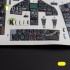 1/32 F-117A Type 2 Interior parts (3D decals) for Trumpeter kit 