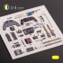 1/32 BF-109 F-4 Interior 3D Decals for Trumpeter kit