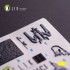 1/32 F-16CJ Fighting Falcon Interior 3D Decals for Tamiya kit