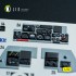 1/32 F-4D Interior 3D Decals for Tamiya kit