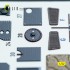 1/32 Ju-87D Interior 3D Decals for Hasegawa kit