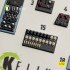 1/32 OV-10A/C Bronco Interior 3D Decals for Kitty Hawk/Zimi kit