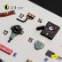 1/32 Spitfire Mk.IIa Interior 3D Decal Set for Revell Kit