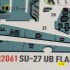 1/32 SU-27UB Flanker C Interior 3D Decals for Trumpeter kit