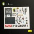1/32 A-7E CORSAIR II Interior 3D Decals for Trumpeter kit