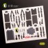 1/35 MH-60R Interior 3D Decals for Kitty Hawk kit