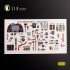 1/35 Spitfire Mk.VB Interior 3D Decals for Border kit