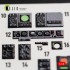 1/48 McDonnell Douglas F-4B Phantom II Interior 3D Decals for Tamiya kit
