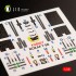 1/48 T-50 ROKAF Interior Details on 3D Decals for Academy kit