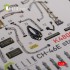 1/48 CH-46E Sea Knight Cargo Compartment Interior 3D Decals for Academy Kit 