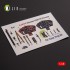 1/48 Gloster E28/39 Pioneer Interior parts (3D decals) for ClearProp kit 