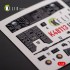 1/48 UH-60A Black Hawk Type 1 Interior parts (3D decals) for ICM kit 
