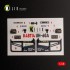 1/48 UH-60A Black Hawk Type 2 Defence Intelligence of Ukraine Interior parts for ICM kit 