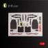 1/48 UH-60A Black Hawk Type 2 Defence Intelligence of Ukraine Interior parts for ICM kit 