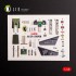 1/48 Jas-39 A Interior 3D Decals for Italeri kit