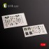 1/48 Jas-39 B/D Interior 3D Decals for Zimi/KittyHawk kit